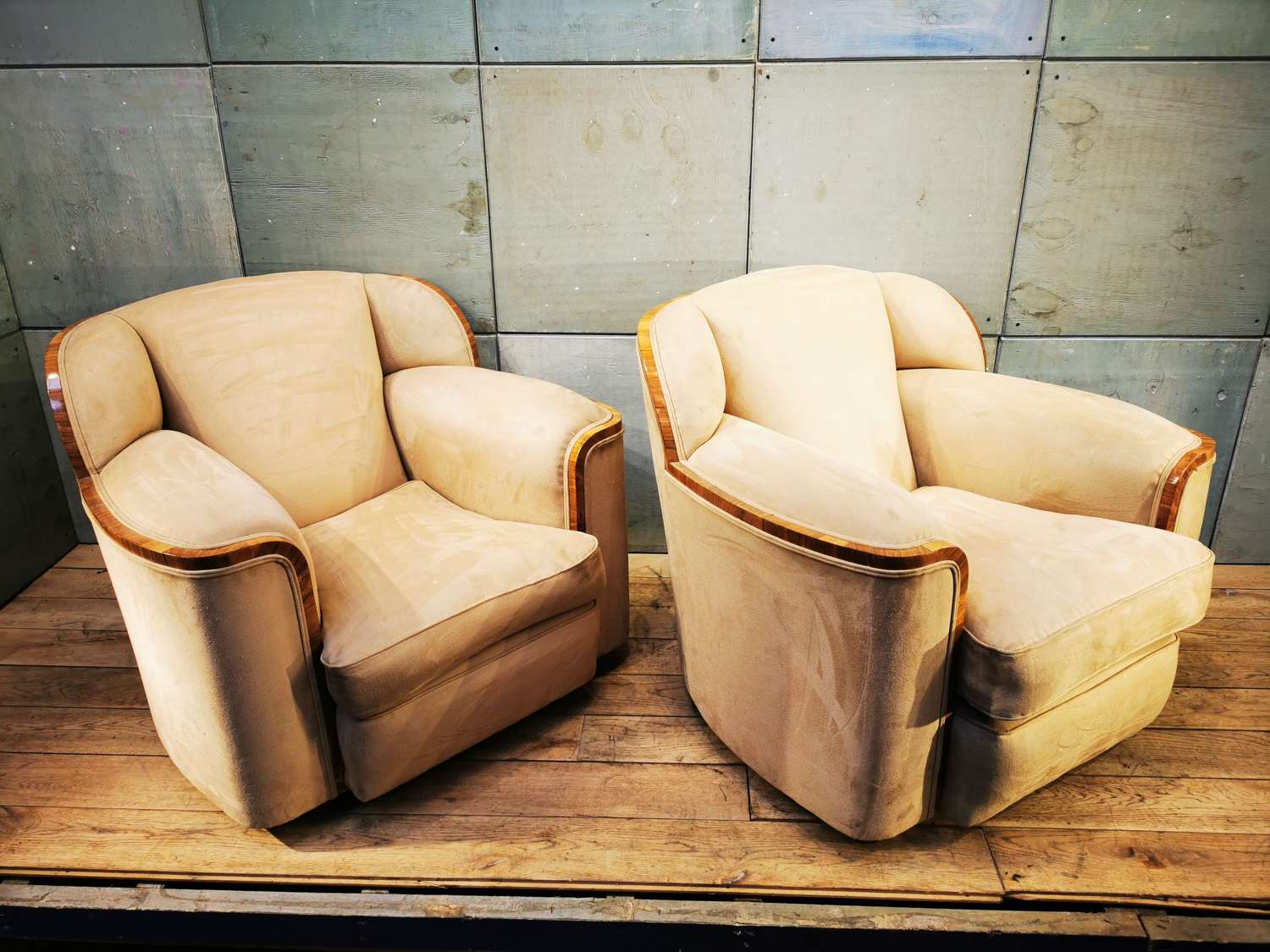 A really good pair of art deco chairs