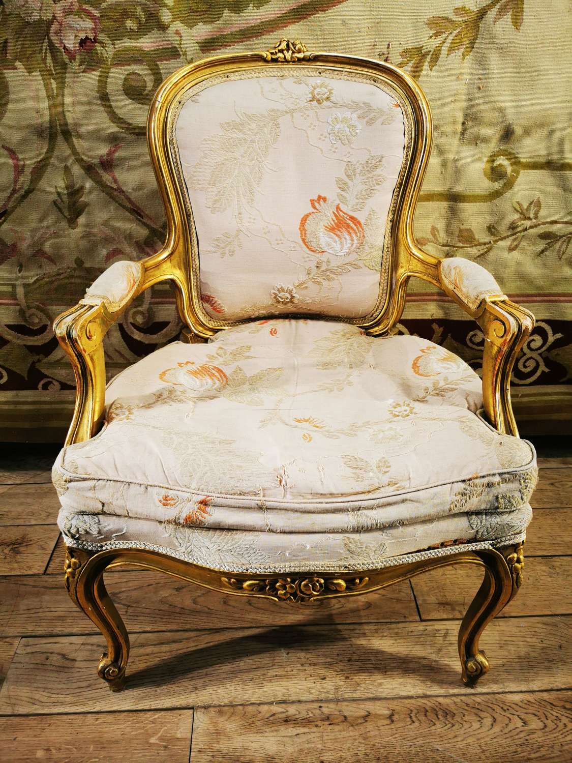 Antique Gilt Chair