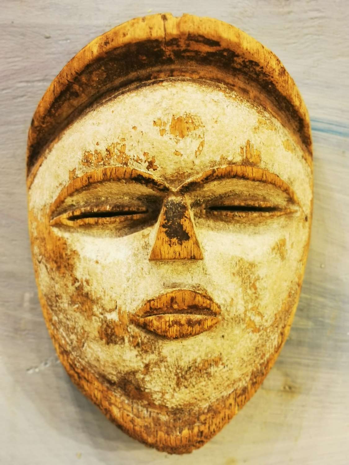 Another carved wood mask