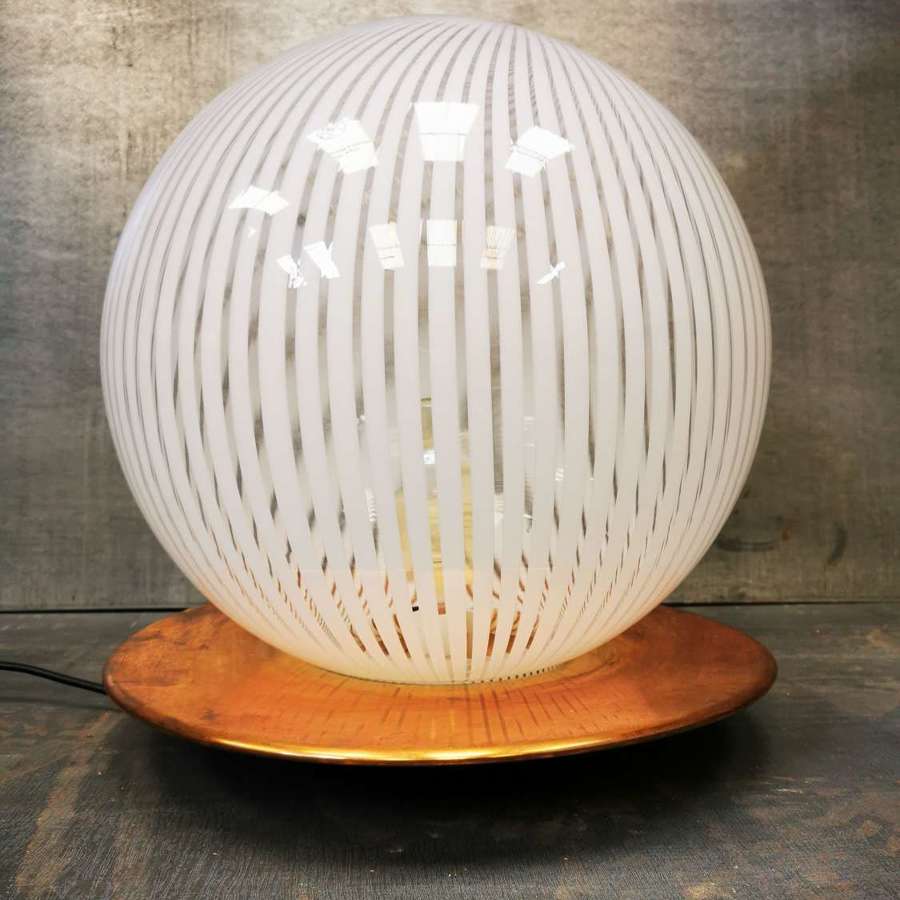 Large Murano ball lamp