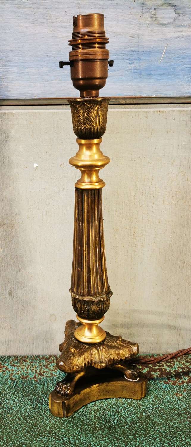 Good quality Antique French Lamp. C1900
